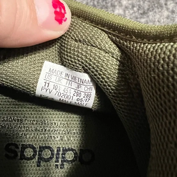 adidas Green Camouflage Sneakers - Picture 5 of 6